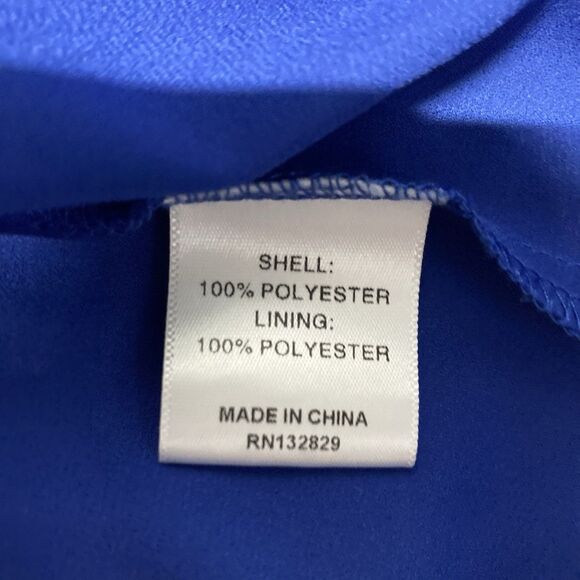 REVOLVE Lovers + Friends Royal Blue Off-Shoulder Vittori Mini Dress Small - Picture 10 of 10